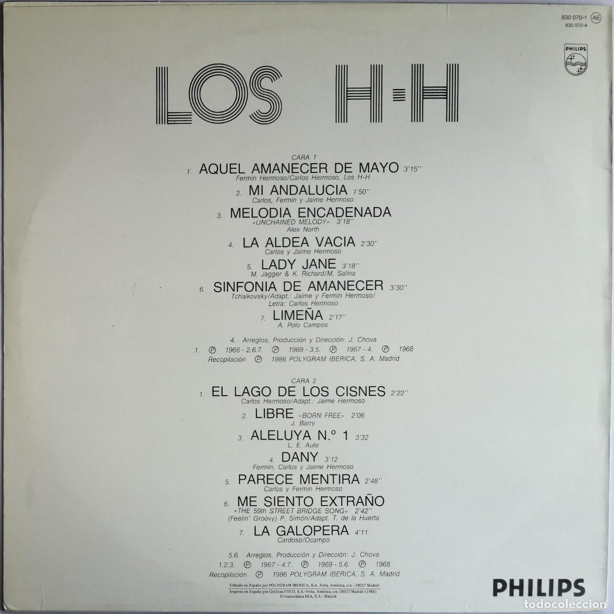 Discos de vinilo: Los H-H, Los H-H, Philips 830 070-1 - Foto 2
