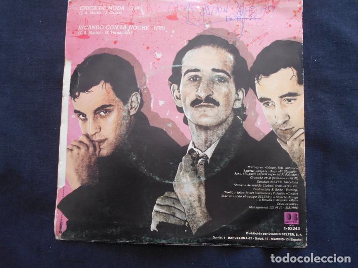 Discos de vinilo: BURNING // CHICA DE MODA // JUGANDO CON LA NOCHE - Foto 2