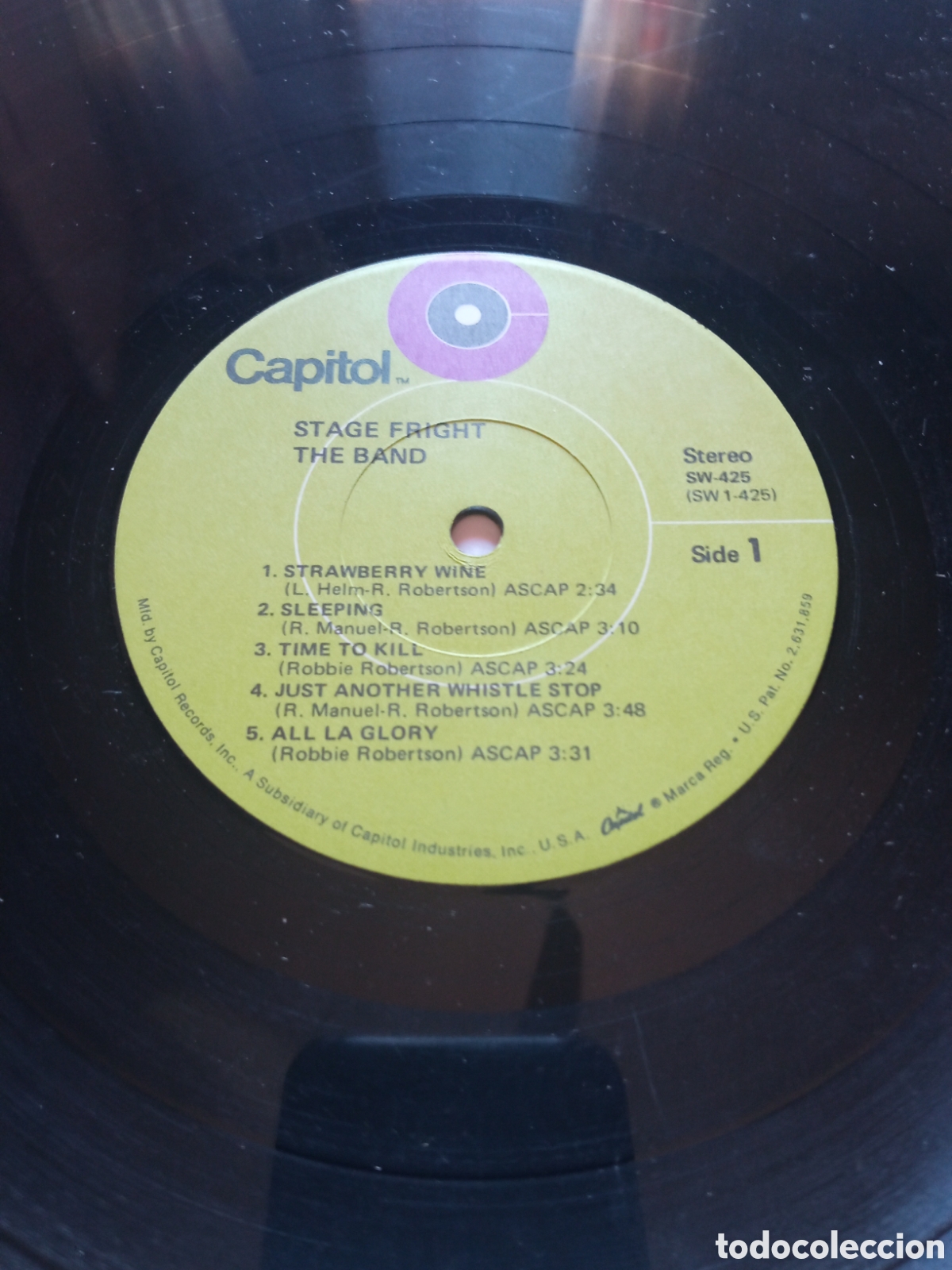 Discos de vinilo: The Band - Stage Fright - Foto 3