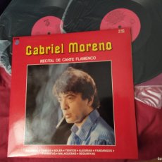 Discos de vinilo: GABRIEL MORENO 2 LPS RECITAL DE CANTE FLAMENCO VER FOTOS