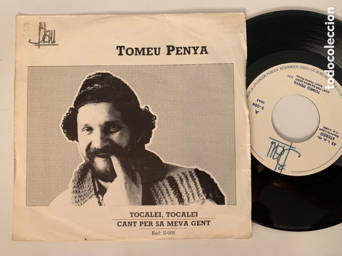 Dischi in vinile: Single ep Tomeu Penya - Tocalei, Tocalei / Cant Per Sa Meva Gent