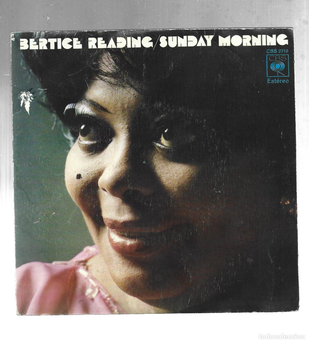 Discos de vinilo: BERTICE READING-SUNDAY MORNING-LEAN ON ME - Foto 1