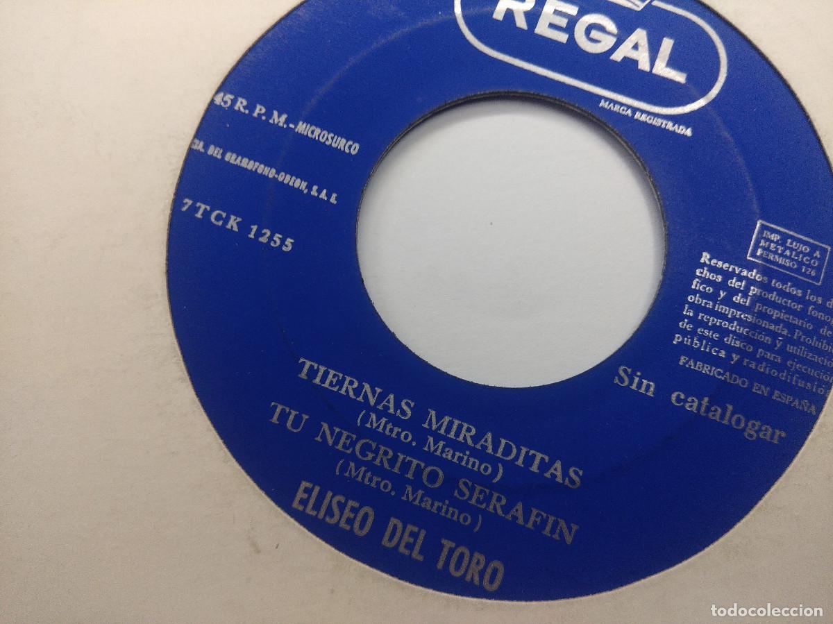 Discos de vinilo: ELISEO DEL TORO/TIERNAS MIRADITAS/SINGLE. - Foto 2