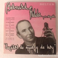 Discos de vinilo: EP 7” CON LIBRETO. BERNARD HILDA Y SU ORQUESTA EXITOS DE AYER Y DE HOY. TOMO I