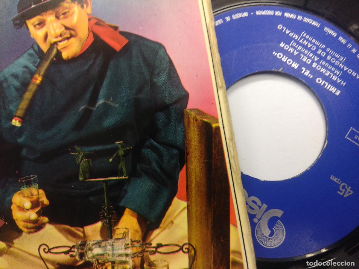 Discos de vinilo: EMILIO EL MORO/LA FELICIDAD/SINGLE. - Foto 2