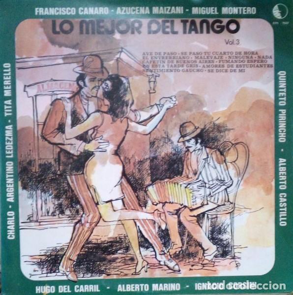 Discos de vinilo: Lo Mejor Del Tango Vol.3 (Various Artists) LP - Foto 1