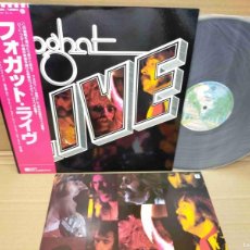 Discos de vinilo: VINILO EDICIÓN JAPONESA LP DE FOGHAT -LIVE - VER CONDICIONES DE VENTA