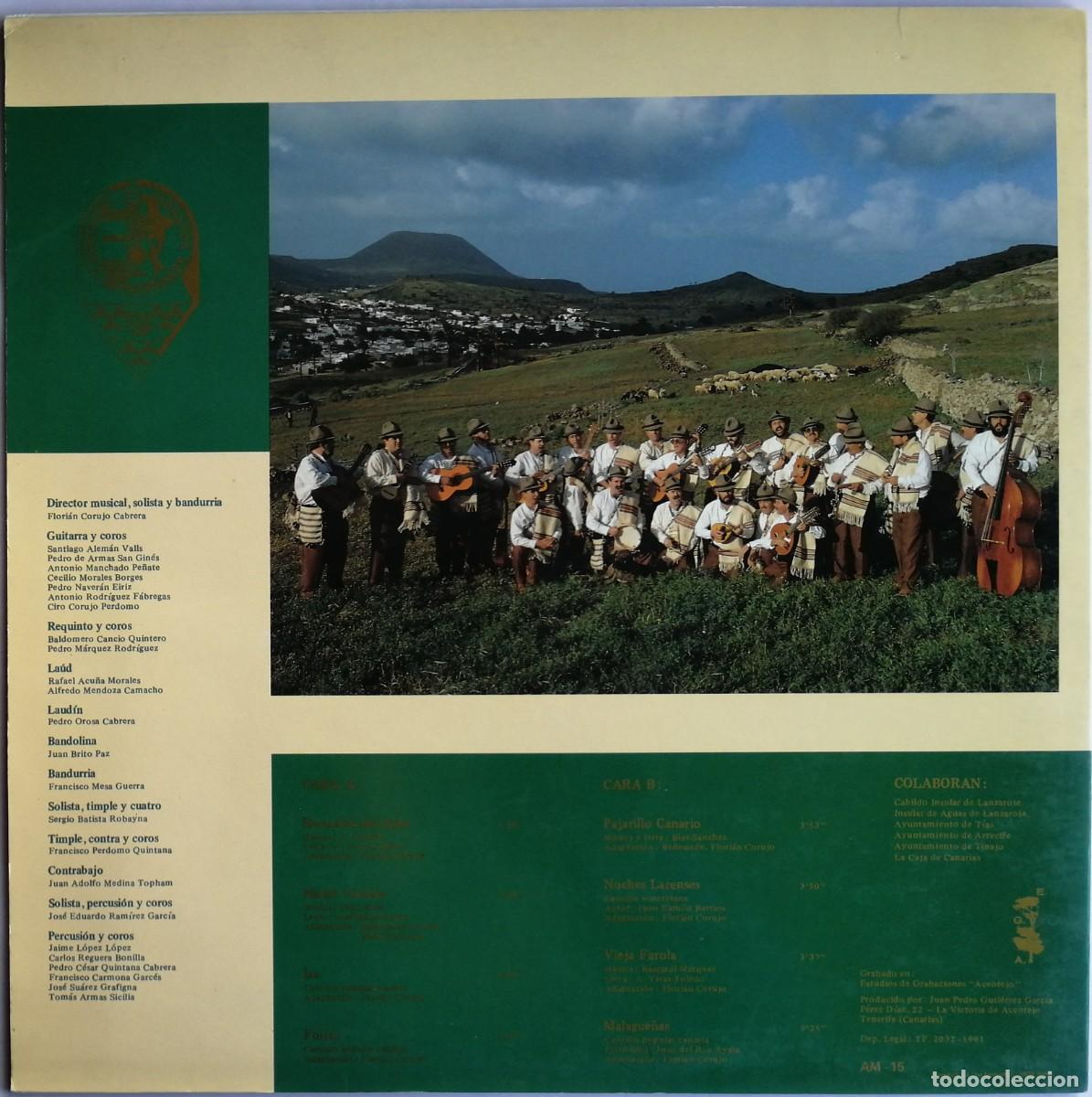 Discos de vinilo: Parranda Be&ntilde;esmen, Lanzarote, E.G.A. AM-15 - Foto 2