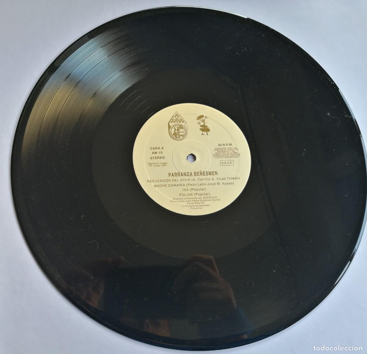 Discos de vinilo: Parranda Be&ntilde;esmen, Lanzarote, E.G.A. AM-15 - Foto 6