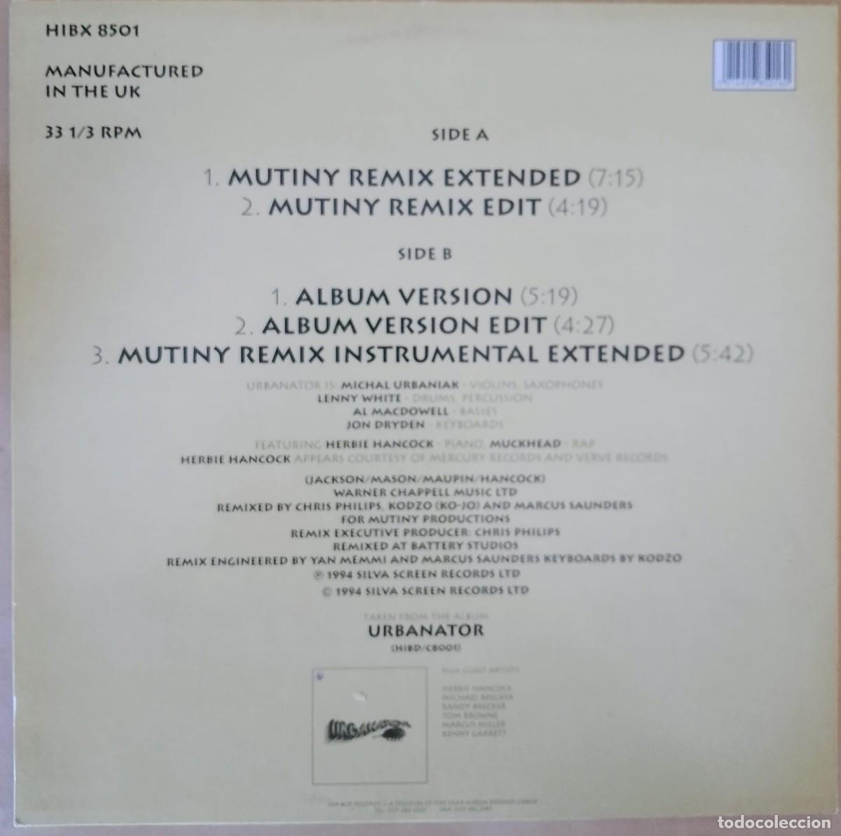 Discos de vinilo: Urbanator &ndash; Chameleon - MAXI 1994 -UK - Foto 2