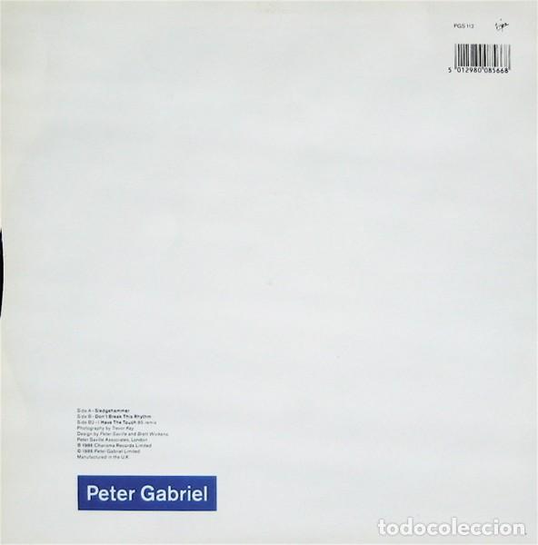 Discos de vinilo: PETER GABRIEL - SLEDGEHAMMER - MAXI 1986 - UK - Foto 2