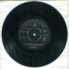 Discos de vinilo: JIM REEVES / I WON'T FORGET YOU + 1 (SINGLE RCA INGLES). Lote 378398484