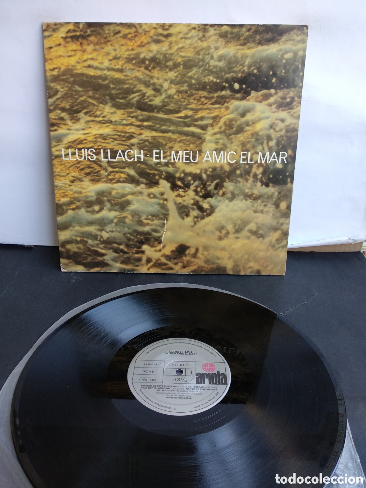 Discos de vinilo: *LLUIS LLACH, EL MEU AMIC EL MAR, SPAIN, ARIOLA, 1978. - Foto 1