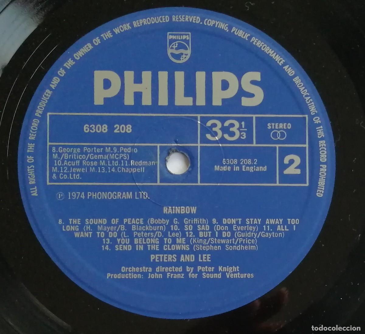 Discos de vinilo: Peters & Lee, Rainbow, Philips 6308 208, UK - Foto 6