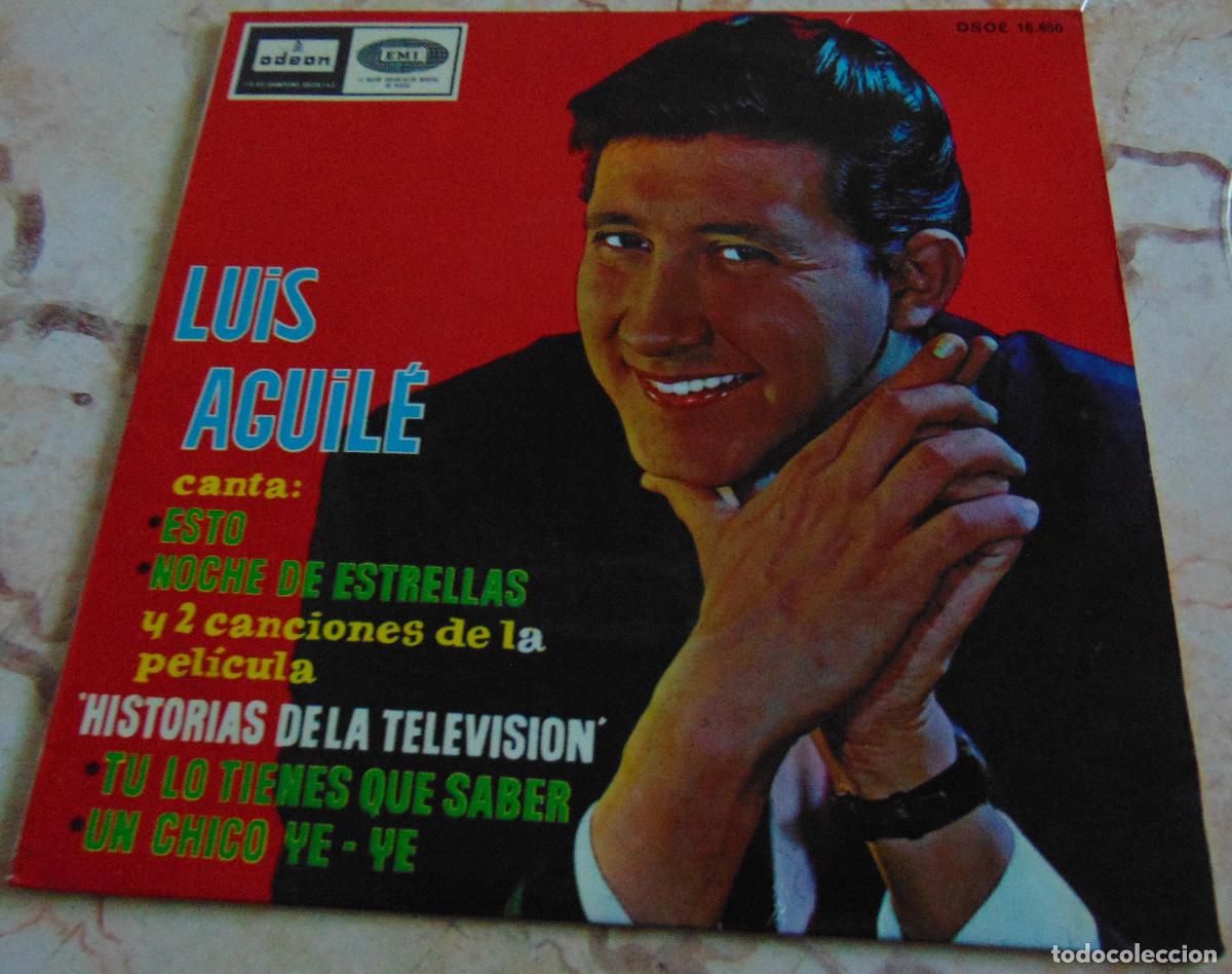 Discos de vinilo: LUIS AGUIL&Eacute; - ESTO + 3 - EP 1964 - Foto 1