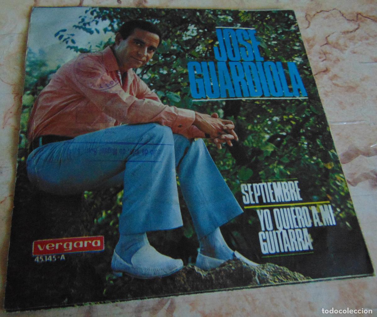 Discos de vinilo: JOSE GUARDIOLA - SEPTIEMBRE - SINGLE 1966 - Foto 2