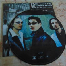 Discos de vinilo: THE FUN LOVIN' CRIMINAL - SINGLE PICTURE DISC UK 1996. Lote 378459594