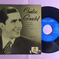 Discos de vinilo: 7” CARLOS GARDEL - MANO A MANO +3 - ODEON DSOE 16.194 - SPAIN PRESS EP (EX-/EX). Lote 378523384