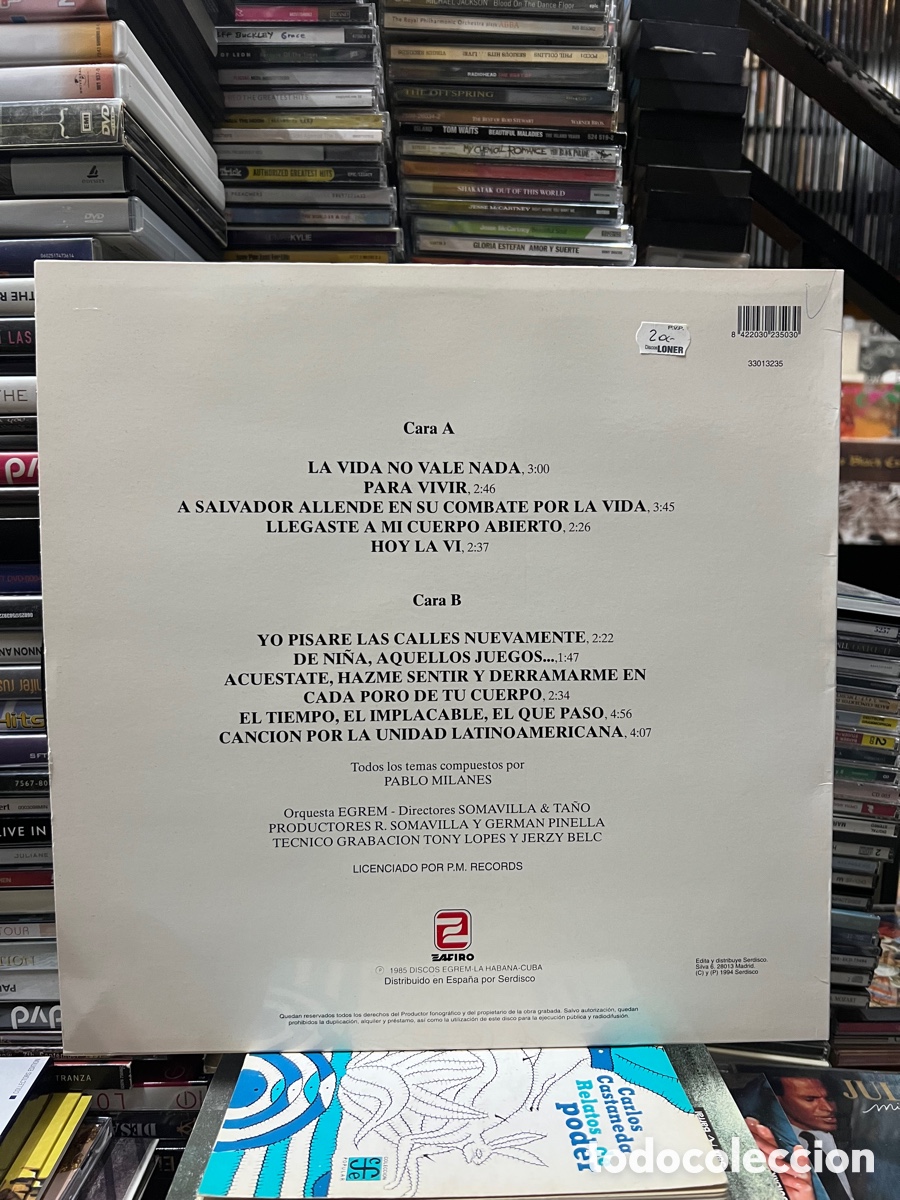 Discos de vinilo: Pablo Milanes La vida no vale nada - Foto 2