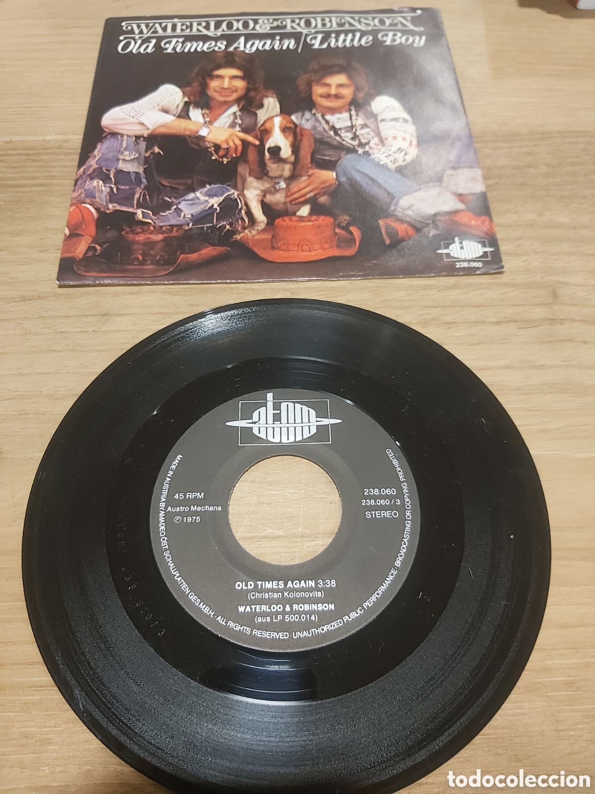 Discos de vinilo: Single waterloo boy little voy /1975 - Foto 1