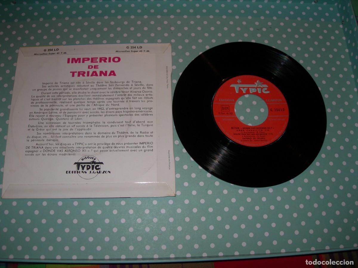 Discos de vinilo: IMPERIO DE TRIANA / ANDA CABALLITO + 3 / EP / EDICI&Oacute;N FRANCESA - Foto 2