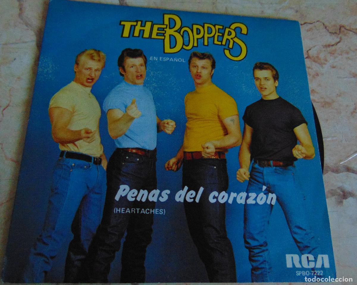 Discos de vinilo: The Boppers &ndash; Penas Del Coraz&oacute;n - SINGLE RCA 1980 - Foto 1
