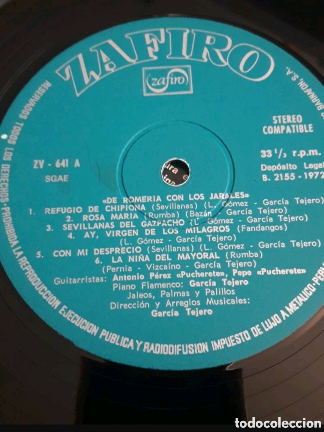 Discos de vinilo: Lp de Romer&iacute;a con Los Jarales - Foto 3