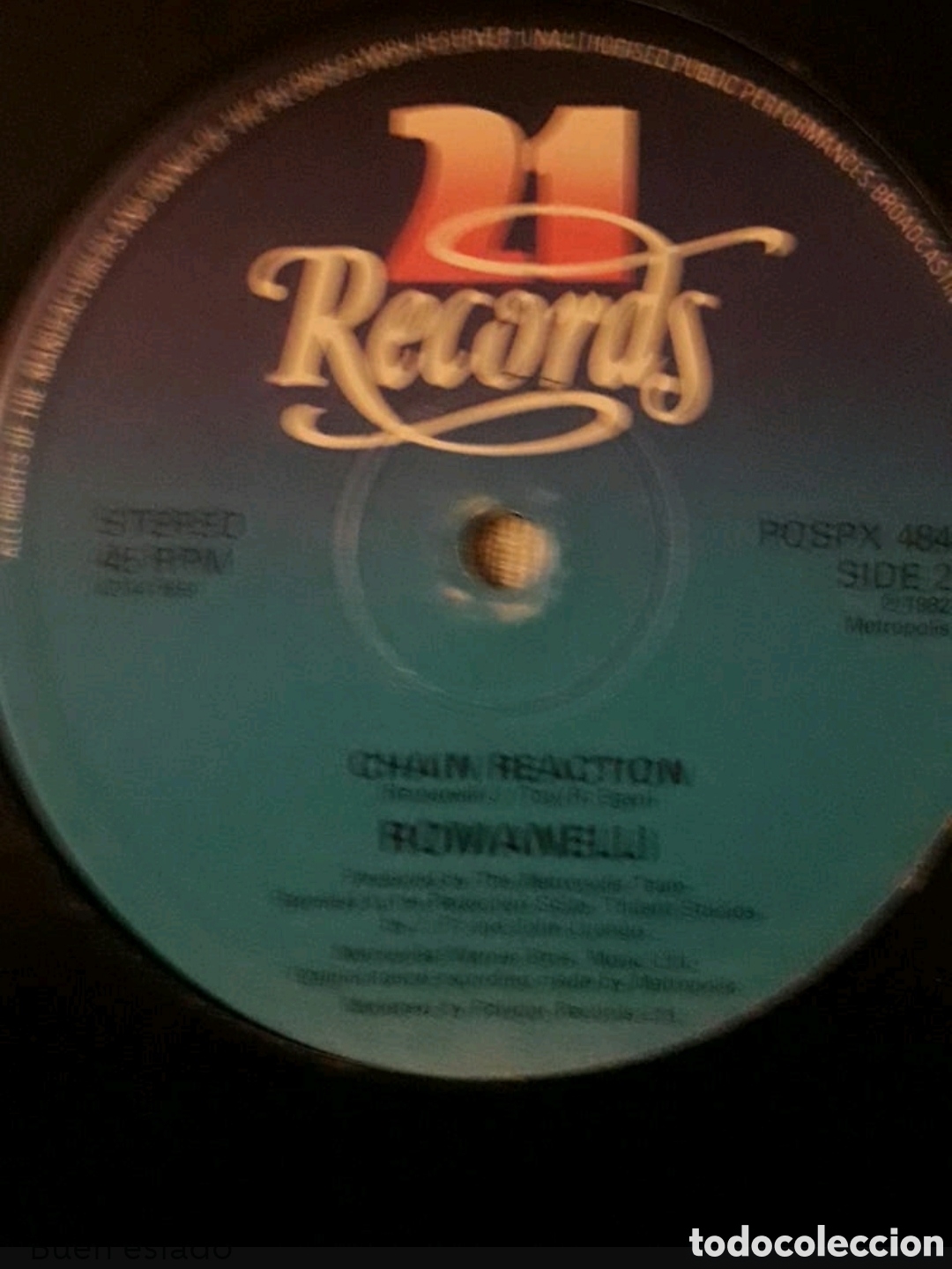 Discos de vinilo: Maxi single Romanelli. Connecting Flight / Chain Reaction - Foto 3