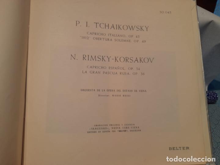 Discos de vinilo: RIMSKY KORSAKOV Y TCHAIKOWSKY DE BELTER - Foto 3