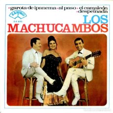 Discos de vinilo: LOS MACHUCAMBOS / GAROTA DE IPANEMA + 3 (EP ZAFIRO PROMO 1965). Lote 378760279