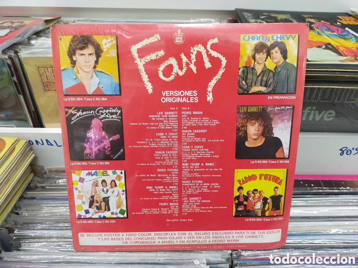 Discos de vinilo: Fans LP 1980 precintado - Foto 2