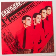 Discos de vinilo: KRAFTWERK- THE MAN MACHINE- SPAIN LP 1988 + INSERT- VINILO BUEN ESTADO. RE. 2.. Lote 378820569
