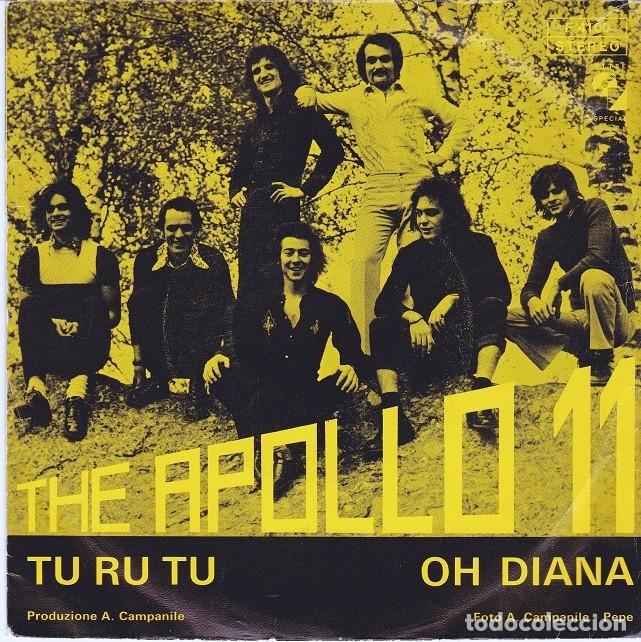 Disques de vinyle: The Apollo 11 - Tu ru tu; Oh, Diana - ELITE F 4100 (Ed. Suiza) - 1971
