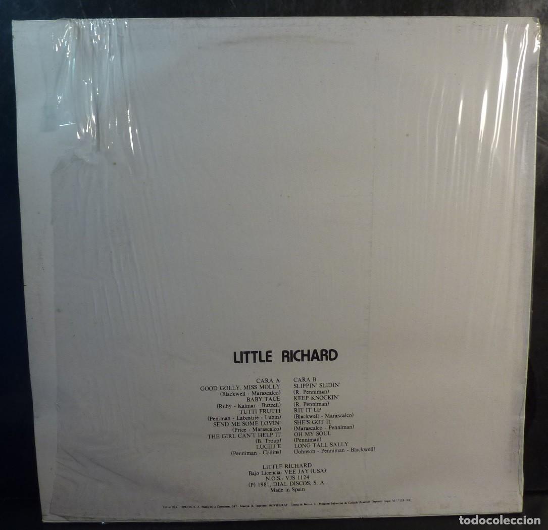Discos de vinilo: LITTLE RICHARD / INTERPRETA SUS GRANDES EXITOS // 1981 // (VG VG) // LP - Foto 2