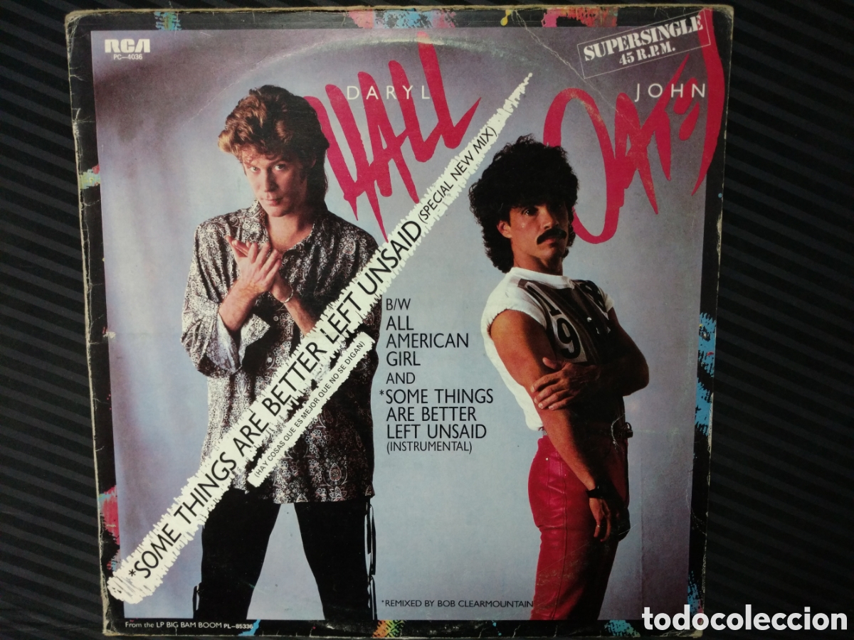 Discos de vinilo: Daryl Hall & John Oates - Some Things Are Better Left Unsaid (12&rdquo;, Maxi) - Foto 1
