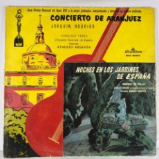 Discos de vinilo: RODRIGO / FALLA ● CONCIERTO DE ARANJUEZ / NOCHES EN LOS JARDINES DE ESPAÑA ● VINYL, LP, ALBUM 1953. Lote 378852034