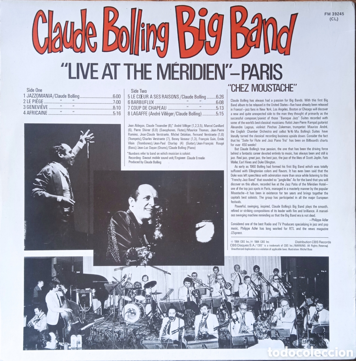 Discos de vinilo: Disco de vinilo Claude Bolling - Foto 2