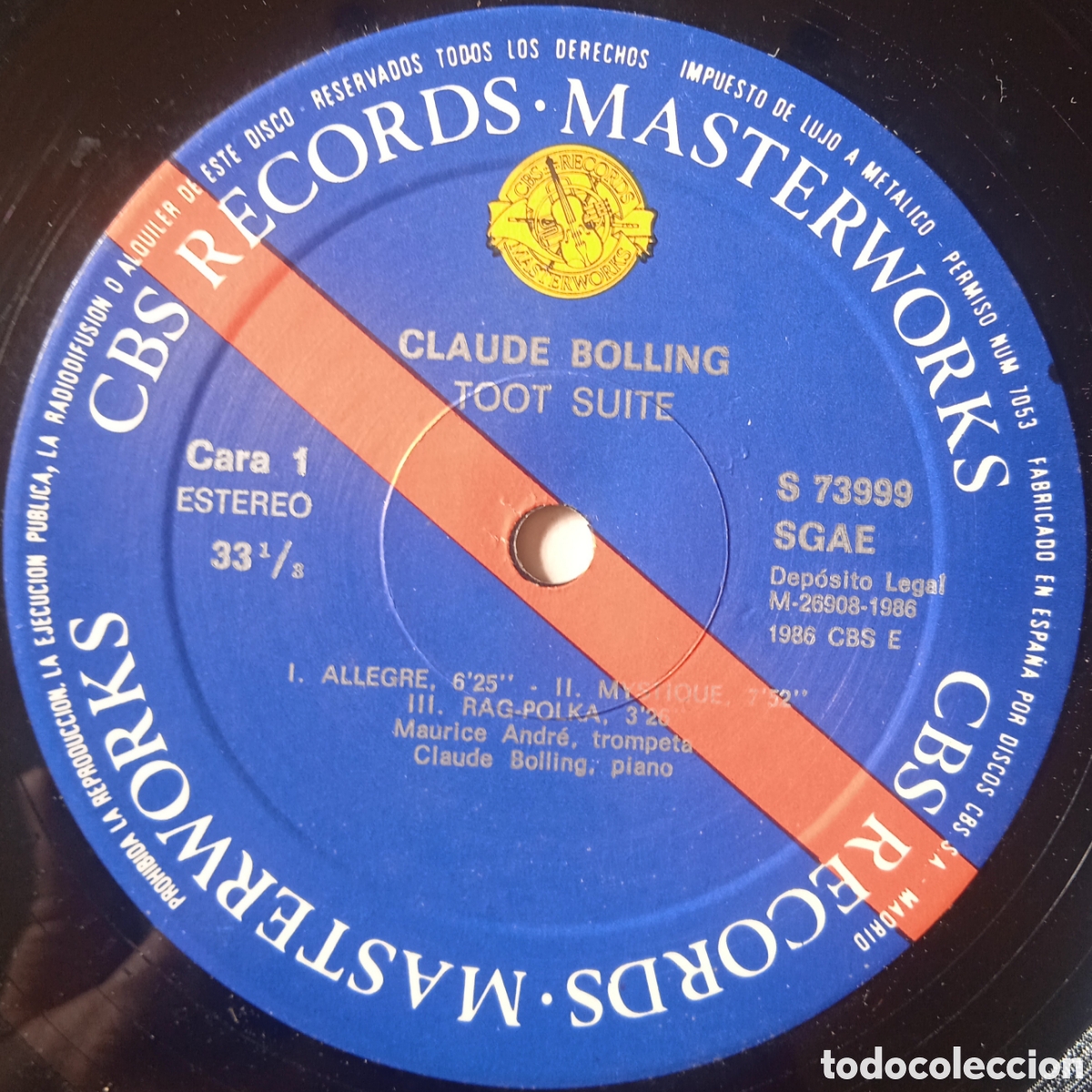 Discos de vinilo: Disco de vinilo Claude Bolling - Foto 3
