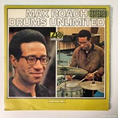 Discos de vinilo: MAX ROACH ‎– DRUMS UNLIMITED, SPAIN 1967 HISPAVOX. Lote 378878104