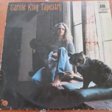 Discos de vinilo: CAROLE KING - TAPESTRY (TAPIZ). LP, SPANISH 12” 1971 EDITION. BUEN ESTADO. Lote 378933394
