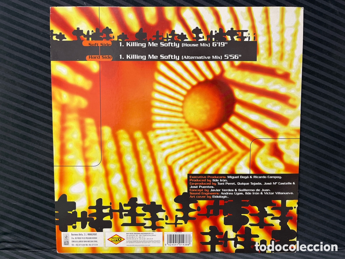 Discos de vinilo: Back 2 Flack - Killing Me Softly (12&rdquo;) - Foto 2