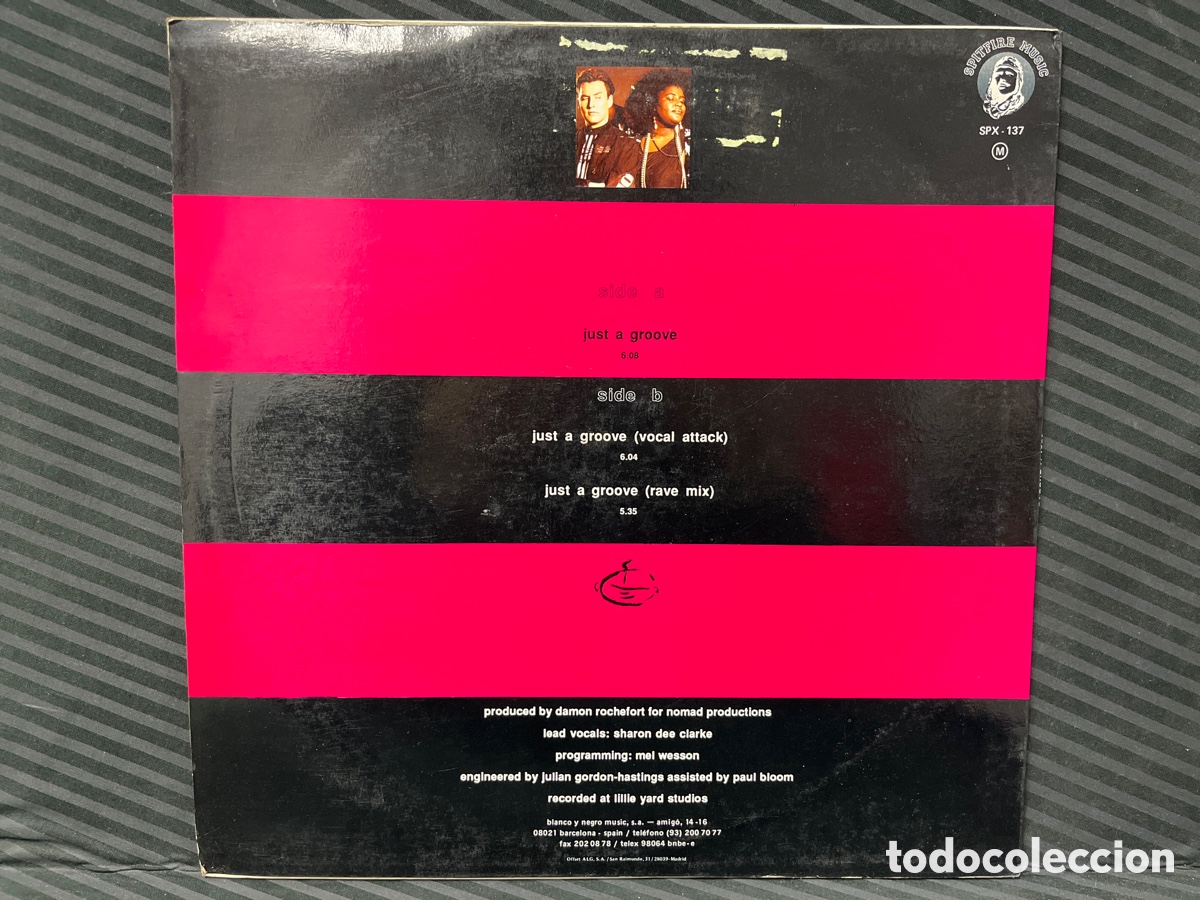 Discos de vinilo: Nomad - Just A Groove (12&rdquo;) - Foto 2