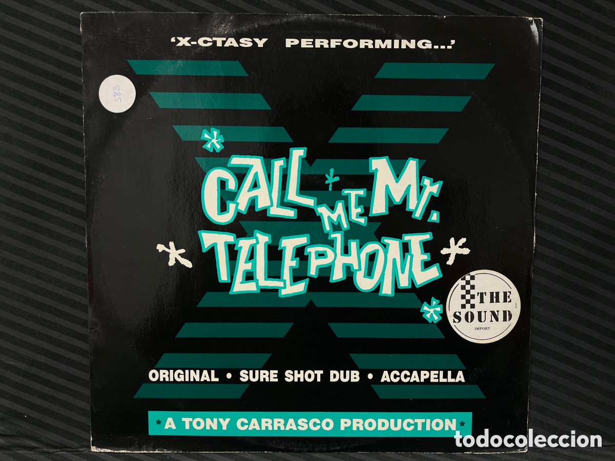 Discos de vinilo: X-Ctasy - Call Me Mr Telephone (12&rdquo;) - Foto 1