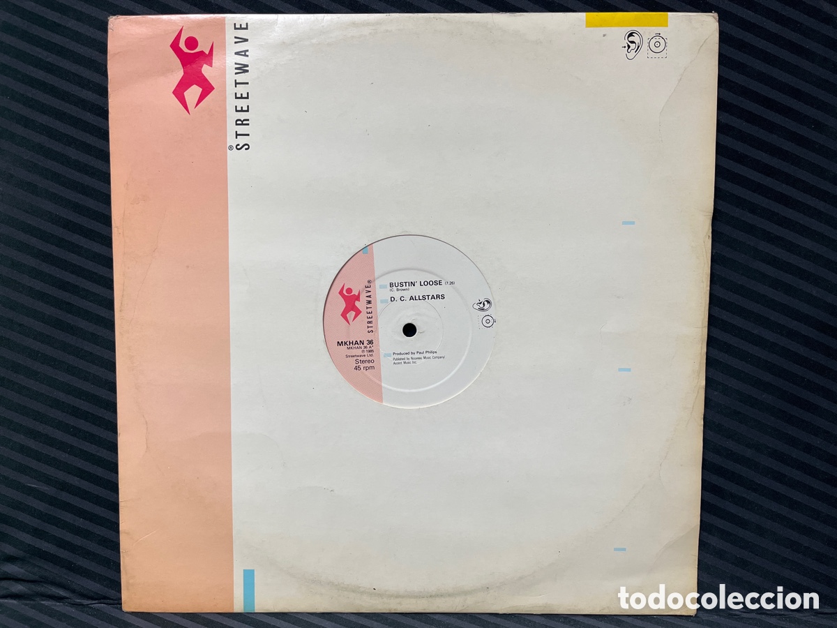 Discos de vinilo: D. C. Allstars - Bustin Loose (12&rdquo;) - Foto 1