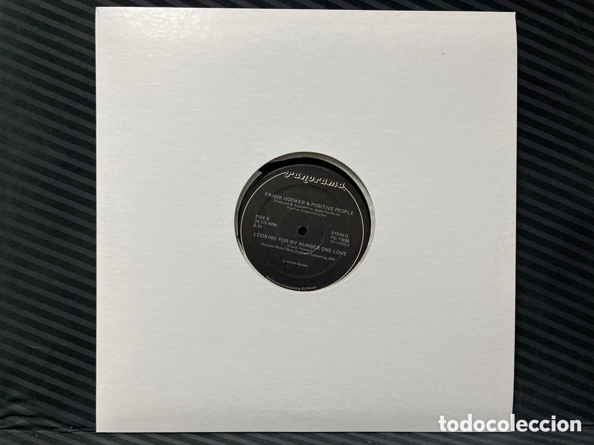 Discos de vinilo: Frank Hooker & Positive People - Rock Me (12&rdquo;) - Foto 2