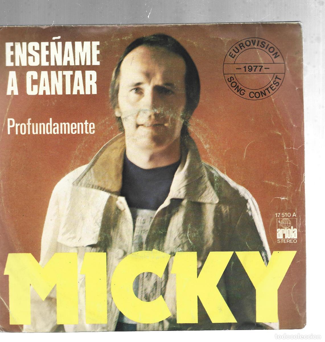 Discos de vinilo: MICKY-ENSE&Ntilde;AME A CANTAR-PROFUNDAMENTE - Foto 1