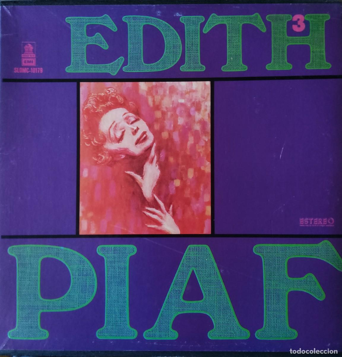Discos de vinilo: EDITH PIAF - CAJA BOX DE 3 LP,s - EMI ODEON - 1974. - Foto 1