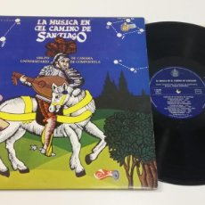 Discos de vinilo: D27-GRUPO UNIVER DE CAMARA DE COMPOSTELA - LA MUSICA EN EL CAMINO- VINILO 12” PORT VG+ DISC NM. Lote 379245769