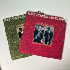 Discos de vinilo: MILES DAVIS / JIMMY FORREST ‎– LIVE AT THE BARREL VOLUME ONE & TWO, US 1984 PRESTIGE. Lote 379255819
