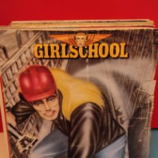 Discos de vinilo: GIRLSCHOOL - RACE WITH THE DEVIL / TAKE IT ALL AWAY 7” 1980. Lote 379259589